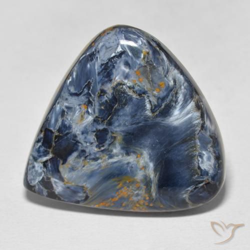 25.09ct Natural Multicolorido Pietersite, Formato de pêra, Opaco