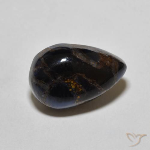 Pietersite Multicolorido Natural 4.26ct, Formato de pêra, Opaco
