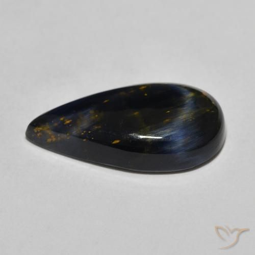 Pietersite Multicolorido Natural 3.86ct, Formato de pêra, Opaco