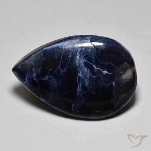 8.65ct Natural Multicolorido Pietersite, Formato de pêra, Opaco