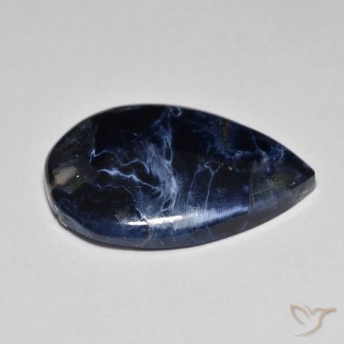 Pietersite Multicolorido Natural 8.65ct, Formato de pêra, Opaco