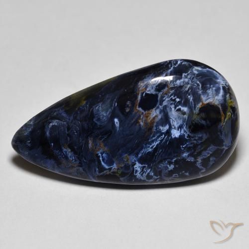 11.27ct Natural Multicolorido Pietersite, Formato de pêra, Opaco