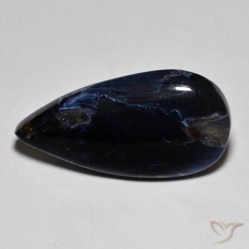 8.60ct Natural Multicolorido Pietersite, Formato de pêra, Opaco