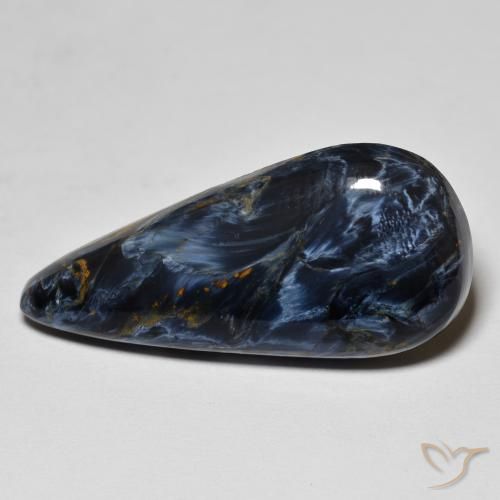 13.82ct Natural Multicolorido Pietersite, Formato de pêra, Opaco