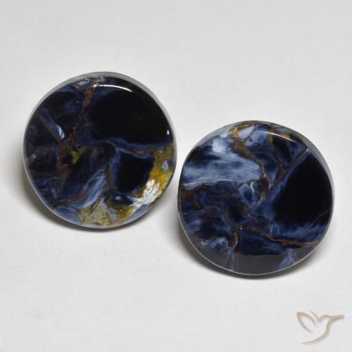 11.53ctw Natural Multicolorido Pietersite, Redondo, Opaco