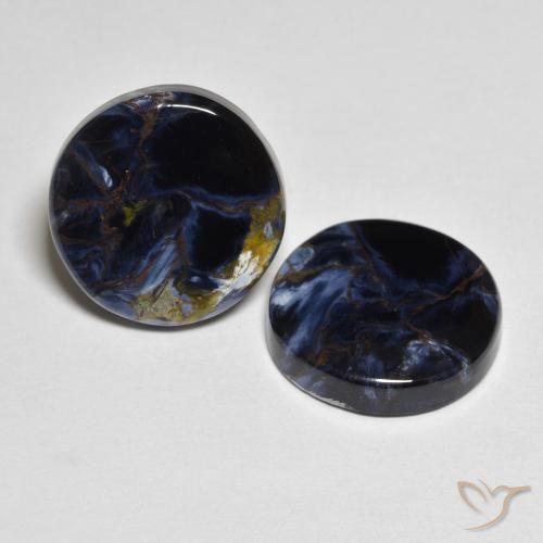 Pedras preciosas de Pietersite Multicolorido natural de 11.53 ct, Redondo, Opaco