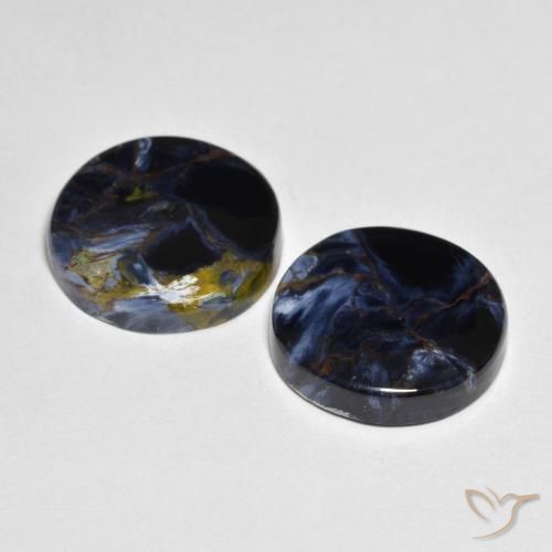 Pedras preciosas de Pietersite Multicolorido natural de 11.53 ct, Redondo, Opaco