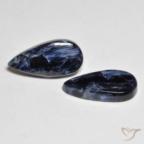 Pedras preciosas de Pietersite Multicolorido natural de 7.17 ct, Formato de pêra, Opaco