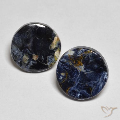 4.46ctw Natural Multicolorido Pietersite, Redondo, Opaco