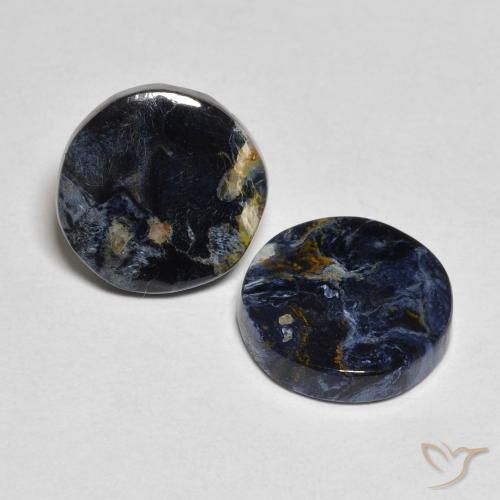 Pedras preciosas de Pietersite Multicolorido natural de 4.46 ct, Redondo, Opaco