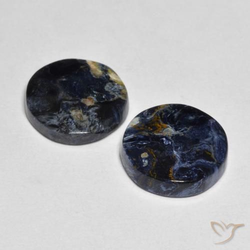 Pedras preciosas de Pietersite Multicolorido natural de 4.46 ct, Redondo, Opaco