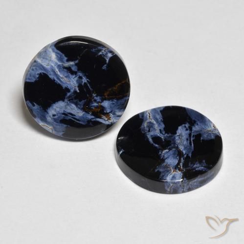 Pedras preciosas de Pietersite Multicolorido natural de 9.87 ct, Redondo, Opaco