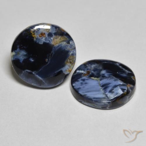 Pedras preciosas de Pietersite Multicolorido natural de 7.02 ct, Redondo, Opaco