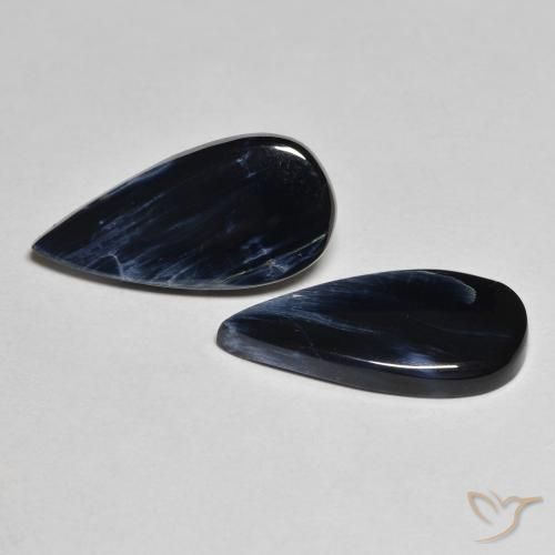 Pedras preciosas de Pietersite Multicolorido natural de 7.63 ct, Formato de pêra, Opaco