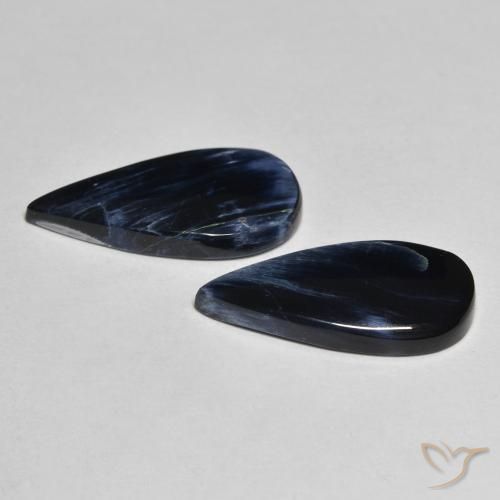 Pedras preciosas de Pietersite Multicolorido natural de 7.63 ct, Formato de pêra, Opaco