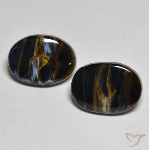 5.37ctw Natural Multicolorido Pietersite, oval, Opaco