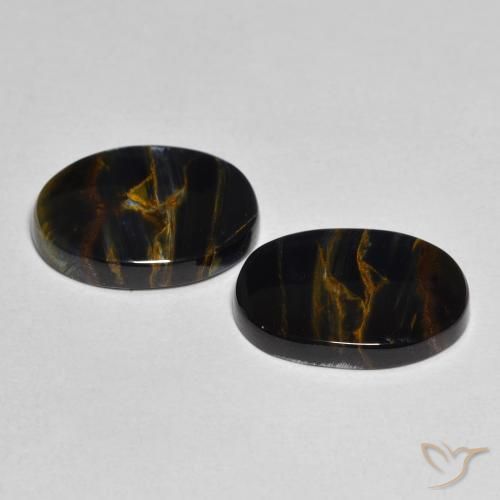 Pedras preciosas de Pietersite Multicolorido natural de 5.37 ct, oval, Opaco