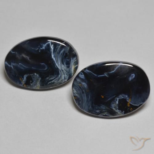 9.78ctw Natural Multicolorido Pietersite, oval, Opaco