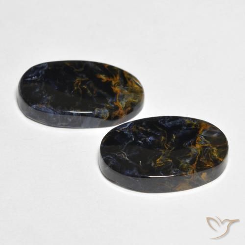 Pedras preciosas de Pietersite Multicolorido natural de 8.84 ct, oval, Opaco