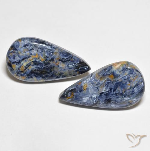10.36ctw Natural Multicolorido Pietersite, Formato de pêra, Opaco
