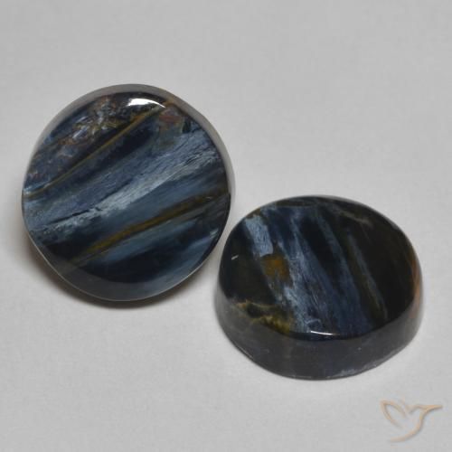 Pedras preciosas de Pietersite Multicolorido natural de 5.49 ct, Redondo, Opaco