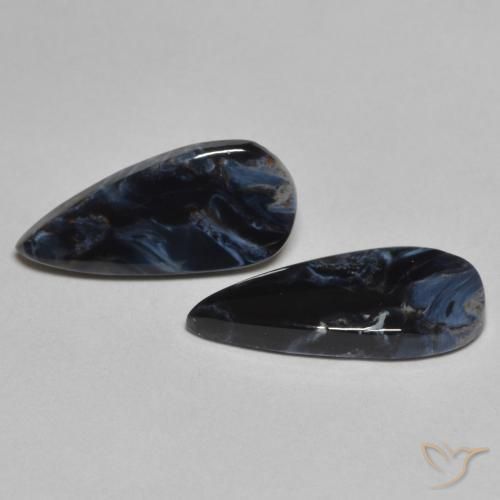 Pedras preciosas de Pietersite Multicolorido natural de 3.40 ct, Formato de pêra, Opaco