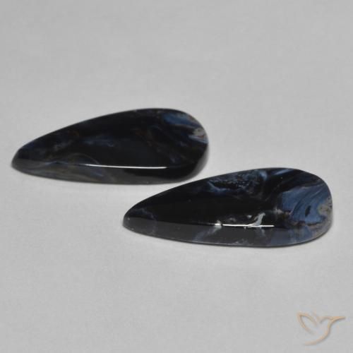 Pedras preciosas de Pietersite Multicolorido natural de 3.40 ct, Formato de pêra, Opaco