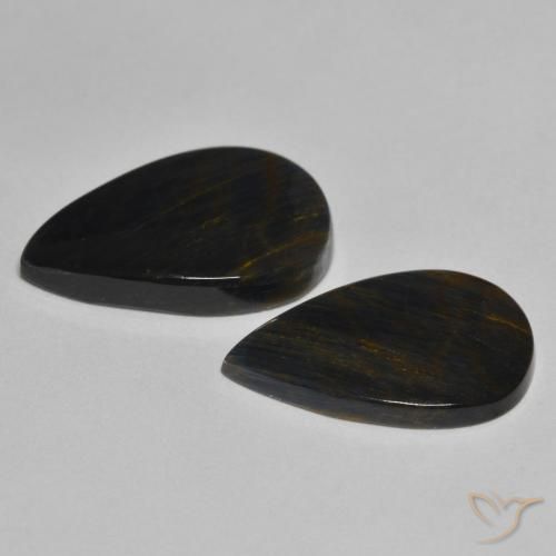 Pedras preciosas de Pietersite Multicolorido natural de 8.20 ct, Formato de pêra, Opaco