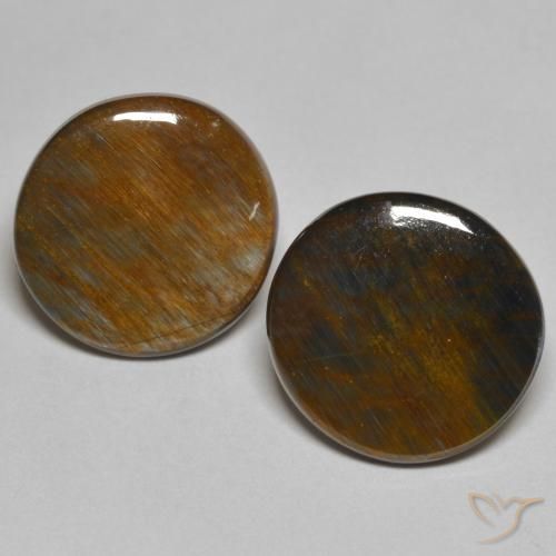 4.27ctw Natural Multicolorido Pietersite, Redondo, Opaco