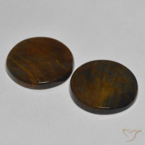 Pedras preciosas de Pietersite Multicolorido natural de 4.27 ct, Redondo, Opaco