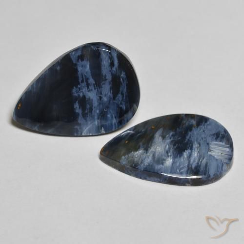 Pedras preciosas de Pietersite Multicolorido natural de 7.34 ct, Formato de pêra, Opaco