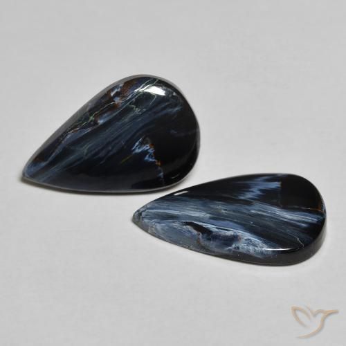 Pedras preciosas de Pietersite Multicolorido natural de 5.25 ct, Formato de pêra, Opaco