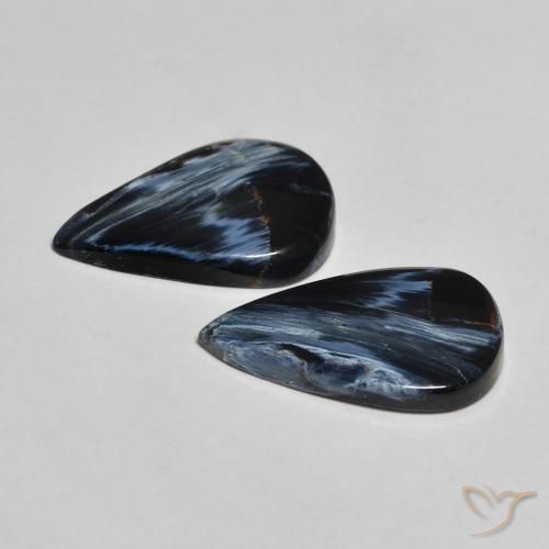 Pedras preciosas de Pietersite Multicolorido natural de 5.25 ct, Formato de pêra, Opaco