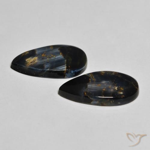 Pedras preciosas de Pietersite Multicolorido natural de 7.21 ct, Formato de pêra, Opaco