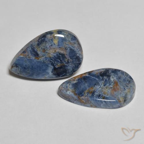 Pedras preciosas de Pietersite Multicolorido natural de 7.67 ct, Formato de pêra, Opaco