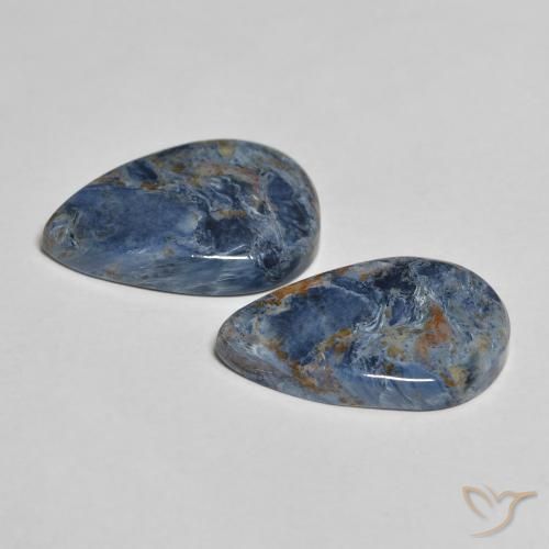 Pedras preciosas de Pietersite Multicolorido natural de 7.67 ct, Formato de pêra, Opaco