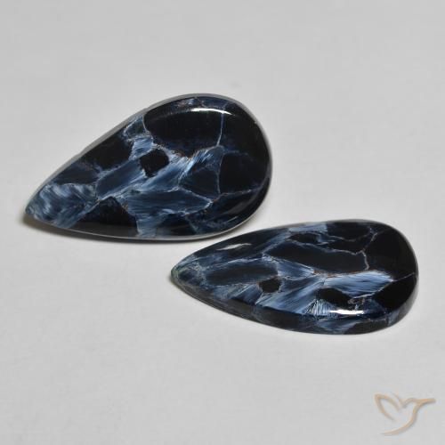Pedras preciosas de Pietersite Multicolorido natural de 9.55 ct, Formato de pêra, Opaco