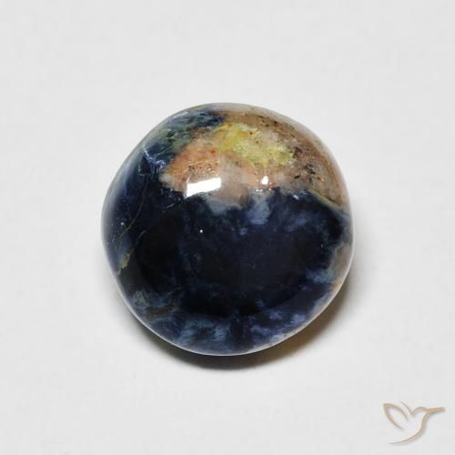 1.35ct Natural Multicolorido Pietersite, Redondo, Opaco