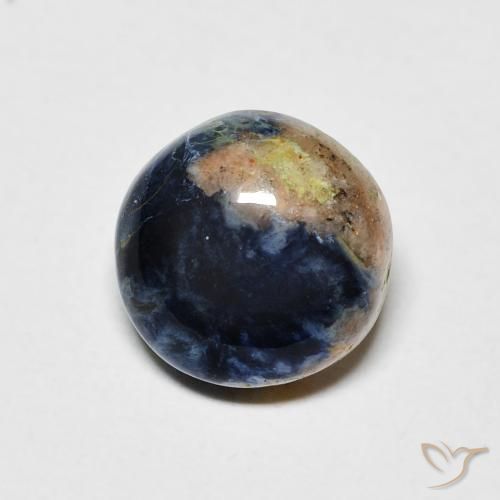Pietersite Multicolorido Natural 1.35ct, Redondo, Opaco