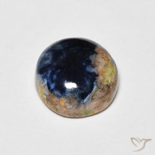 Pietersite Multicolorido Natural 1.35ct, Redondo, Opaco