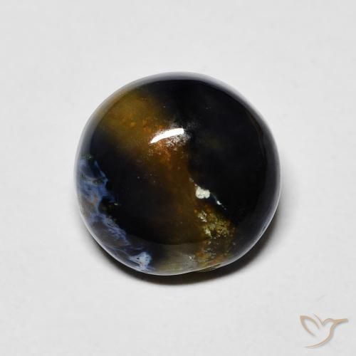 1.60ct Natural Multicolorido Pietersite, Redondo, Opaco