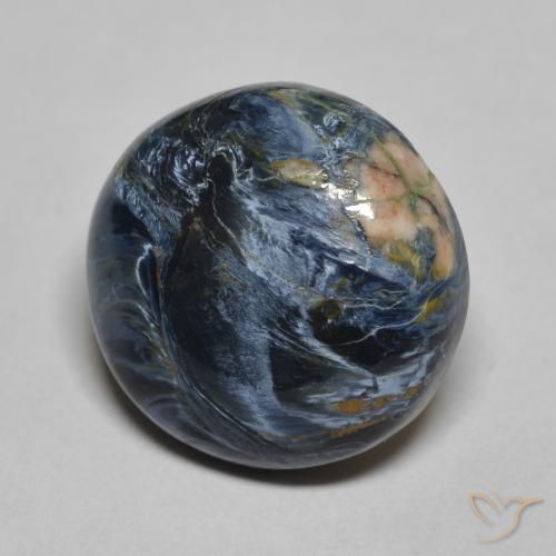 Pietersite Multicolorido Natural 6.82ct, Redondo, Opaco