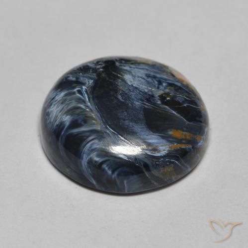 Pietersite Multicolorido Natural 6.82ct, Redondo, Opaco
