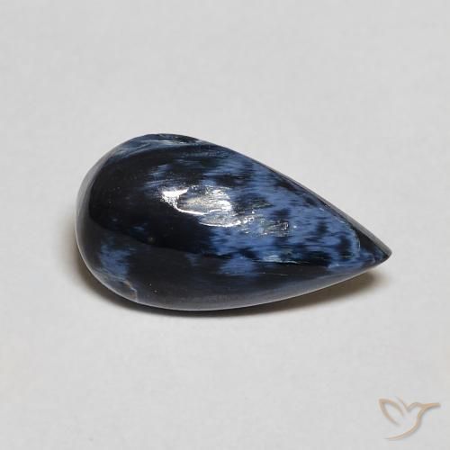 1.11ct Natural Multicolorido Pietersite, Formato de pêra, Opaco