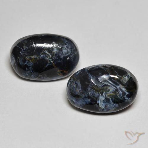 6.76ctw Natural Multicolorido Pietersite, oval, Opaco