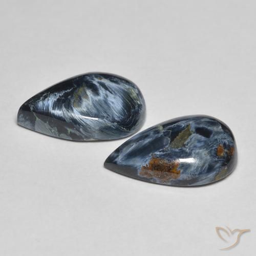 Pedras preciosas de Pietersite Multicolorido natural de 4.67 ct, Formato de pêra, Opaco