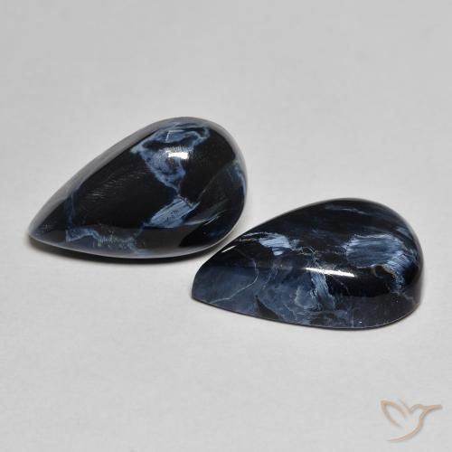 Pedras preciosas de Pietersite Multicolorido natural de 8.92 ct, Formato de pêra, Opaco