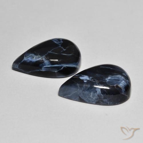 Pedras preciosas de Pietersite Multicolorido natural de 8.92 ct, Formato de pêra, Opaco