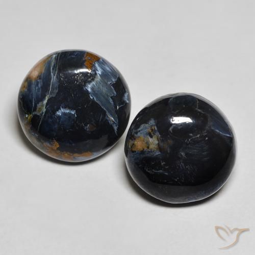 11.10ctw Natural Multicolorido Pietersite, Redondo, Opaco