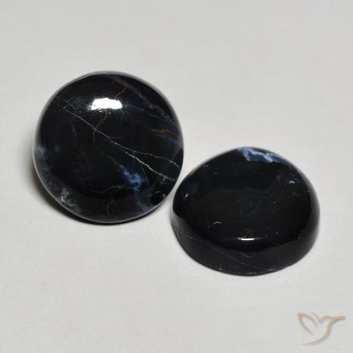 Pedras preciosas de Pietersite Multicolorido natural de 6.34 ct, Redondo, Opaco